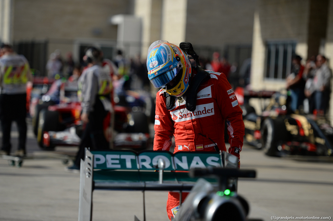 GP USA, 02.11.2014 - Gara, Fernando Alonso (ESP) Ferrari F14-T