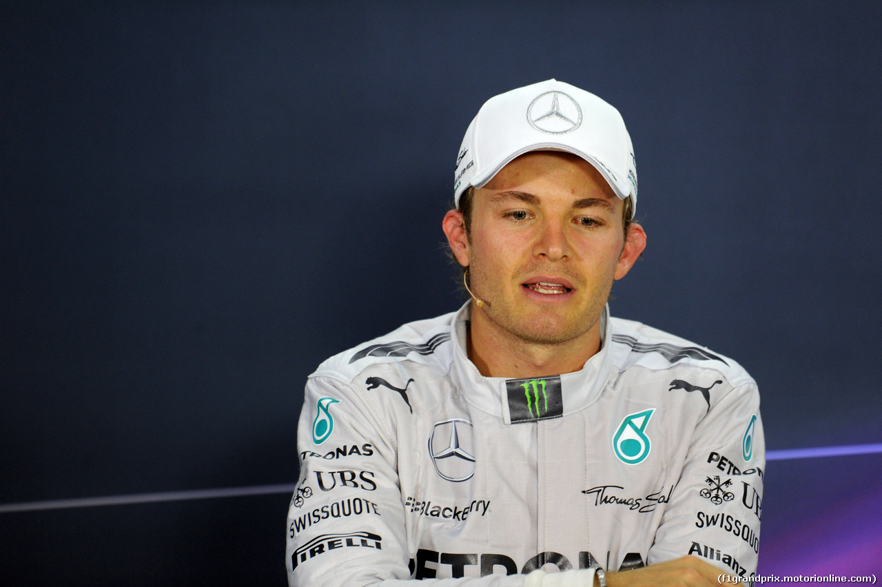 GP USA, 02.11.2014 - Gara, Conferenza Stampa, Nico Rosberg (GER) Mercedes AMG F1 W05