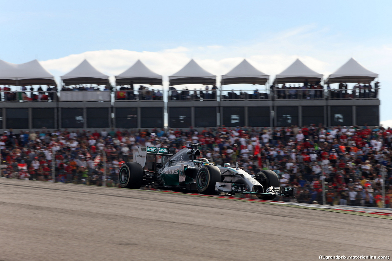 GP USA, 02.11.2014 - Gara, Lewis Hamilton (GBR) Mercedes AMG F1 W05