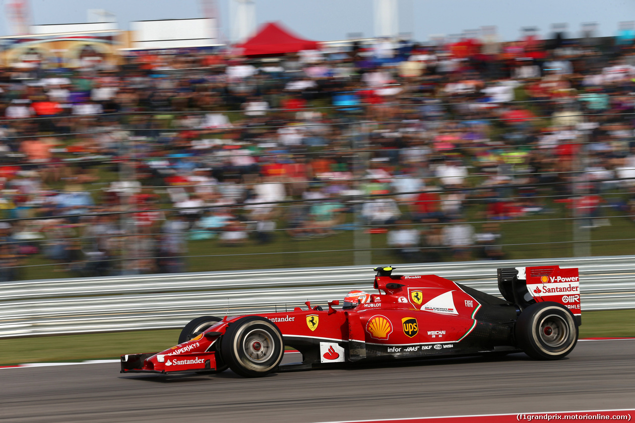 GP USA, 02.11.2014 - Gara, Kimi Raikkonen (FIN) Ferrari F14-T