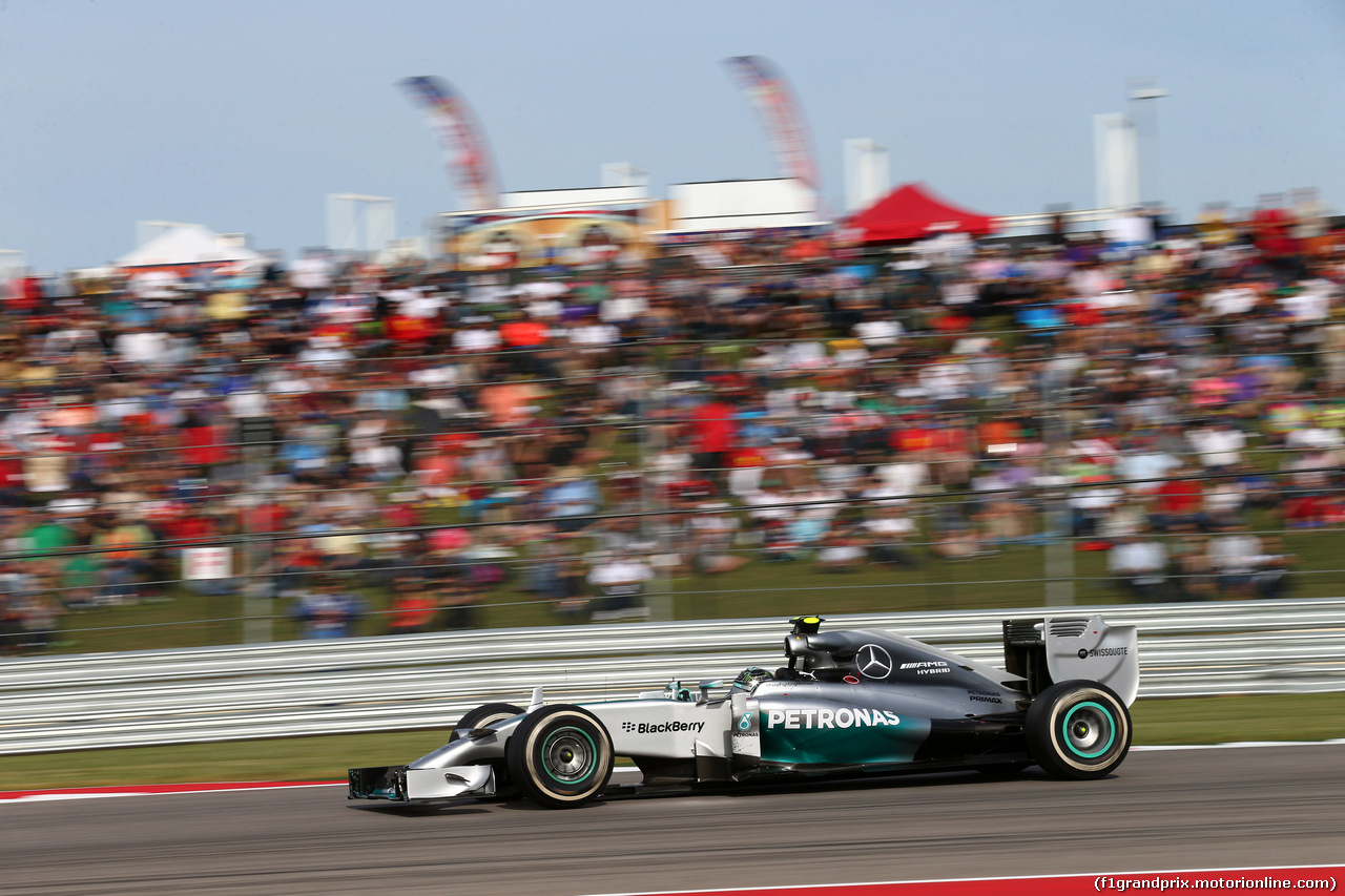 GP USA, 02.11.2014 - Gara, Nico Rosberg (GER) Mercedes AMG F1 W05