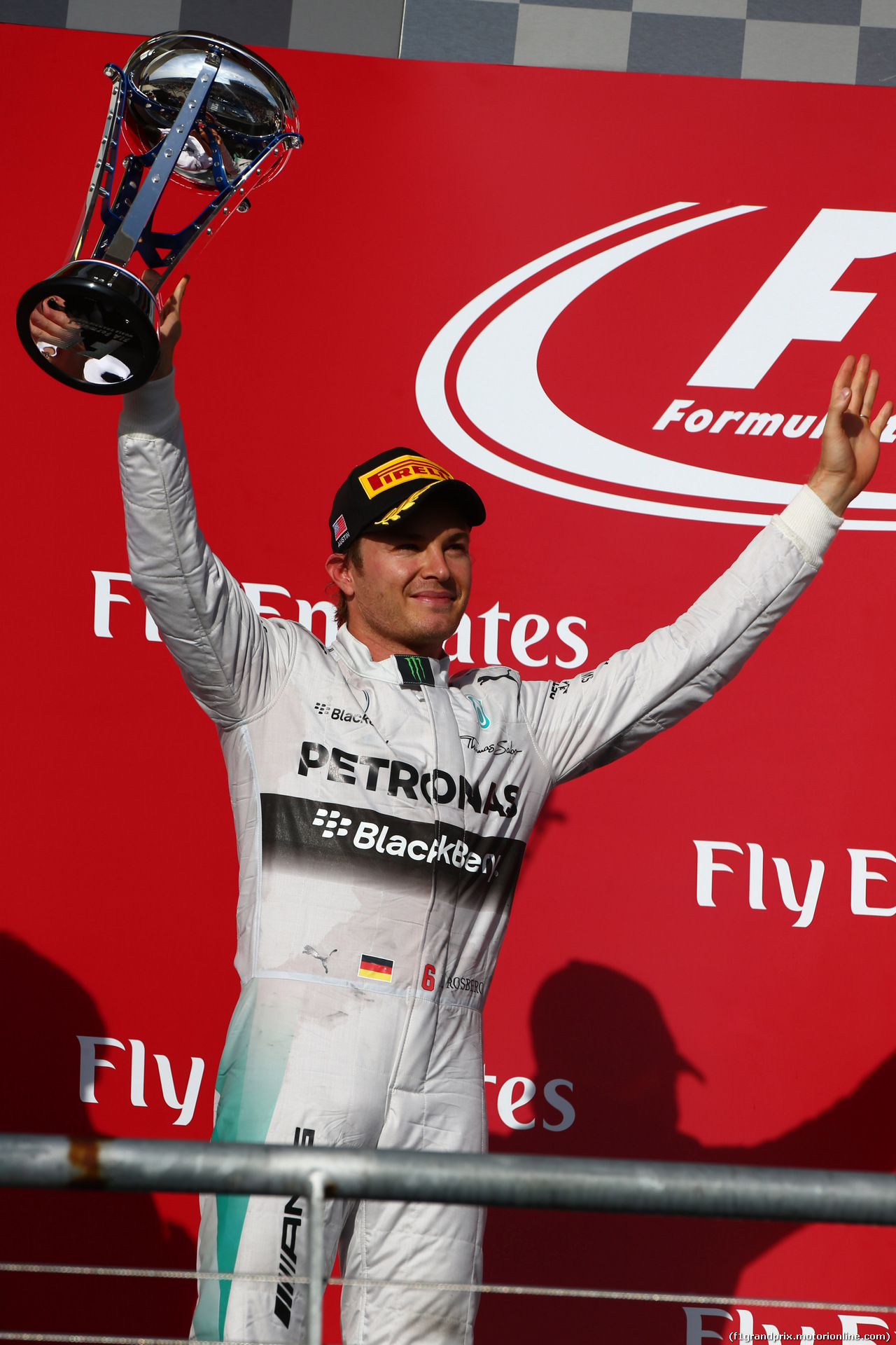 GP USA, 02.11.2014 - Gara, secondo Nico Rosberg (GER) Mercedes AMG F1 W05