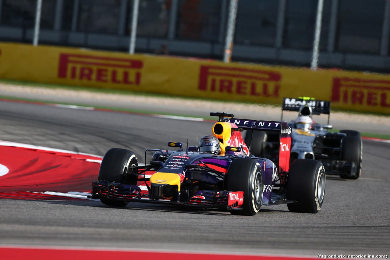 GP USA, 02.11.2014 - Gara, Sebastian Vettel (GER) Red Bull Racing RB10