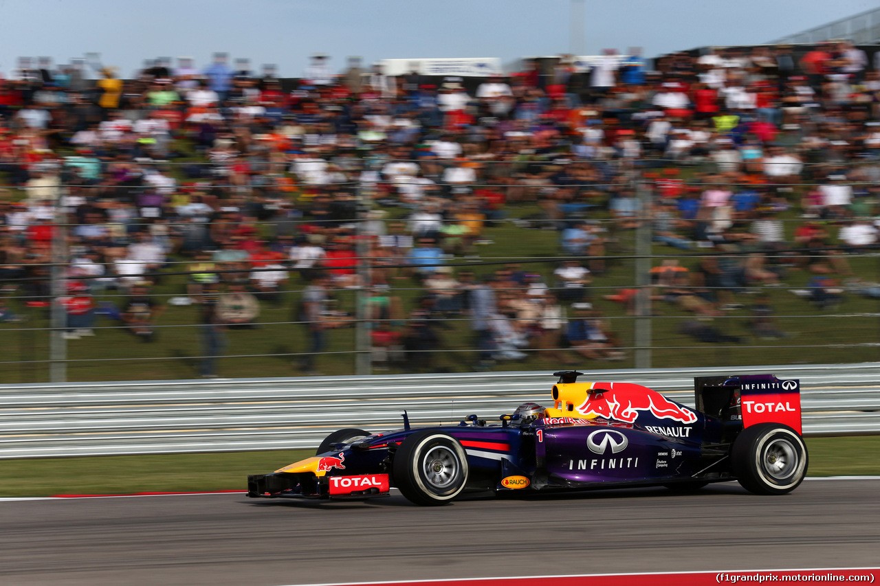 GP USA, 02.11.2014 - Gara, Sebastian Vettel (GER) Red Bull Racing RB10