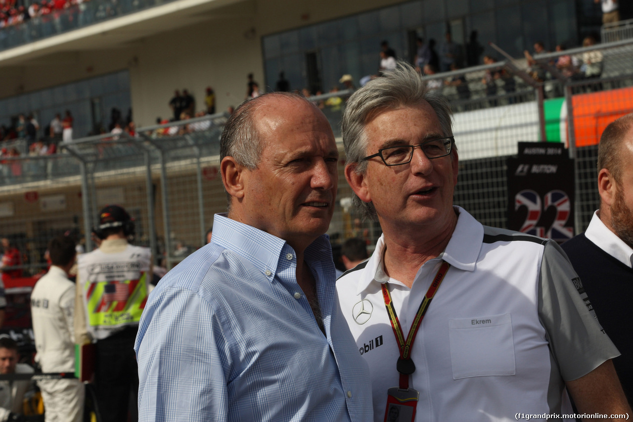 GP USA, 02.11.2014 - Gara, (L) Ron Dennis (GBR) McLaren Executive Chairman