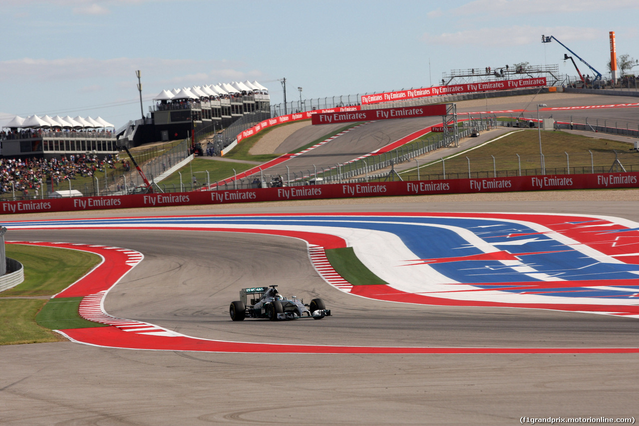 GP USA, 02.11.2014 - Gara, Lewis Hamilton (GBR) Mercedes AMG F1 W05