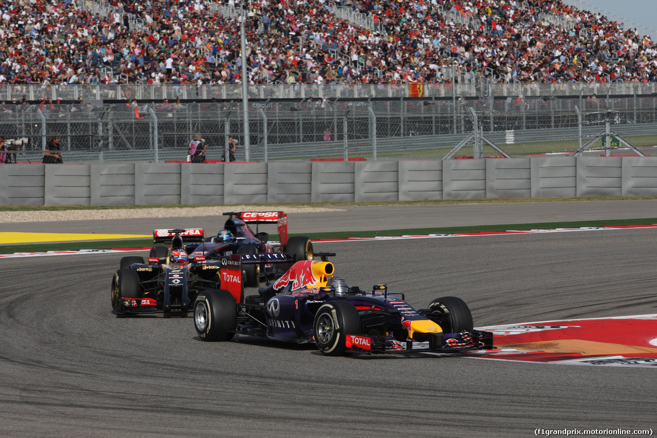 GP USA, 02.11.2014 - Gara, Sebastian Vettel (GER) Red Bull Racing RB10