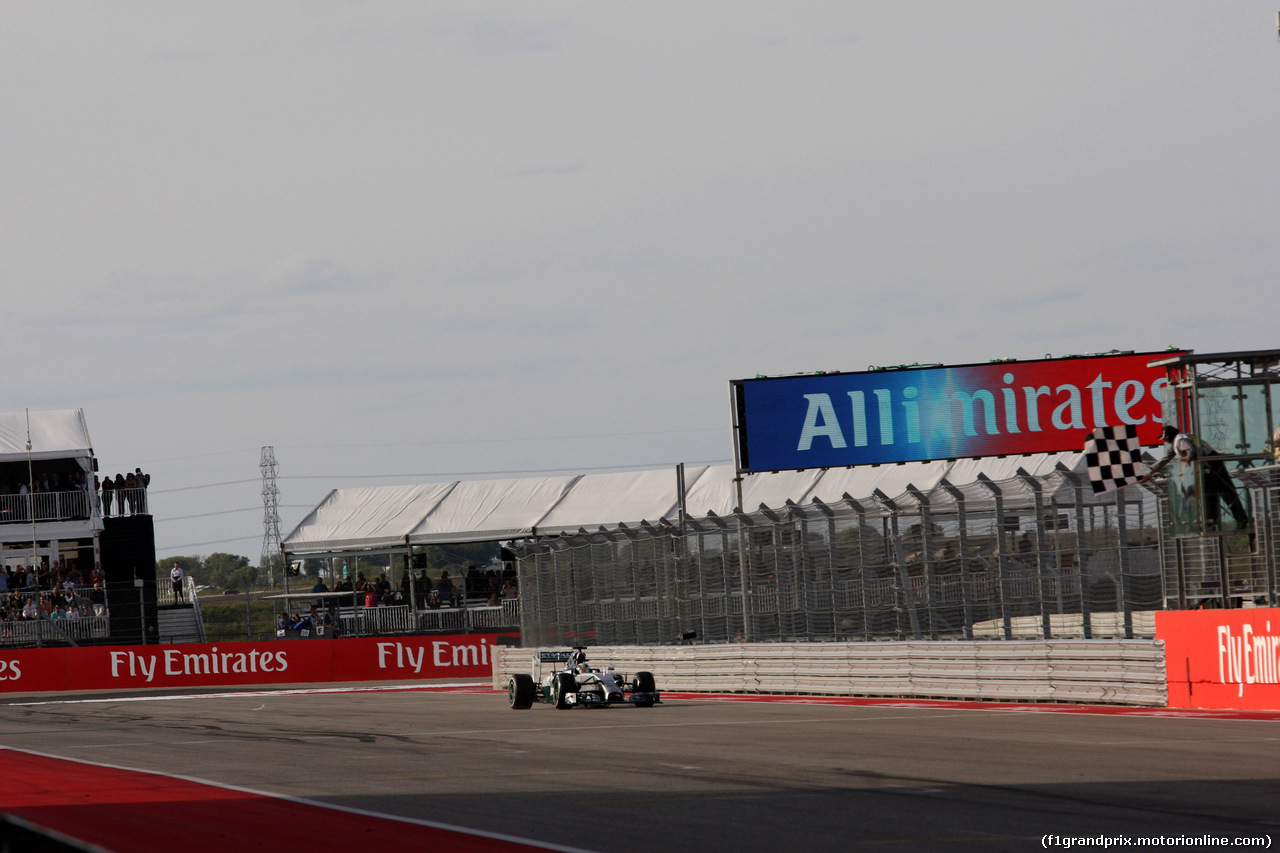 GP USA, 02.11.2014 - Gara, Lewis Hamilton (GBR) Mercedes AMG F1 W05 vincitore