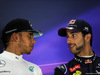 GP USA, 02.11.2014 - Gara, Conferenza Stampa, Lewis Hamilton (GBR) Mercedes AMG F1 W05 e Daniel Ricciardo (AUS) Red Bull Racing RB10