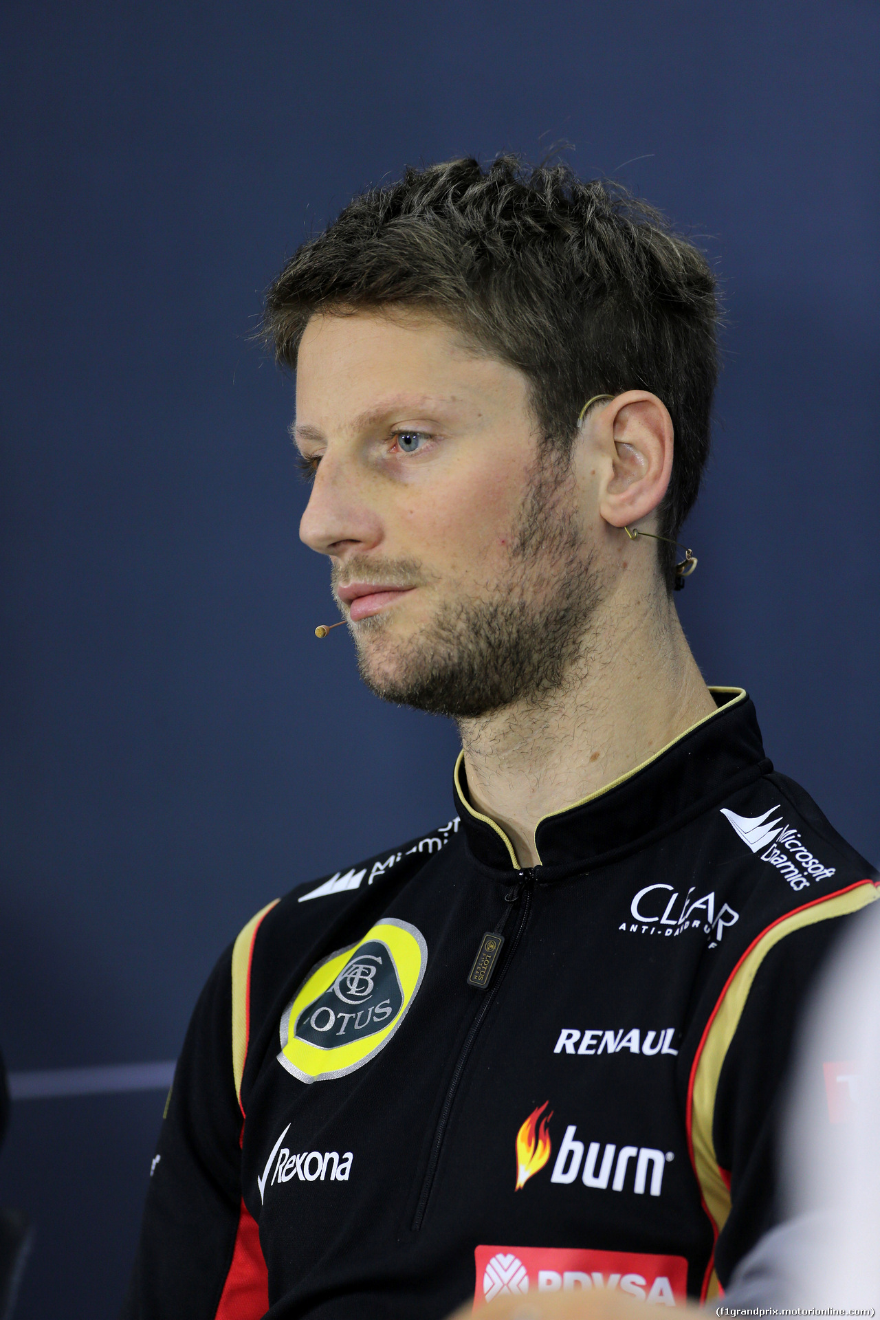 GP USA, 30.10.2014 - Conferenza Stampa, Romain Grosjean (FRA) Lotus F1 Team E22