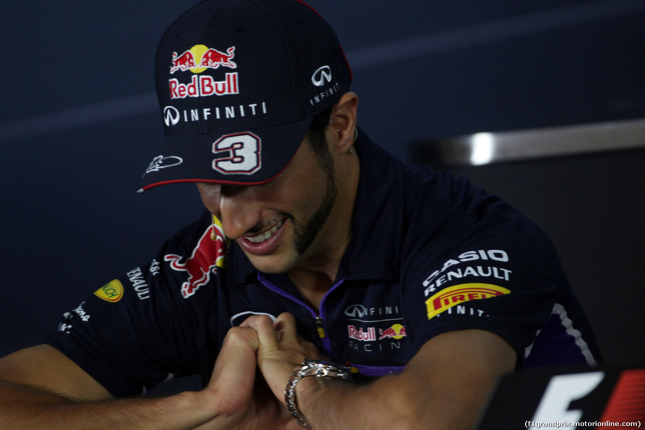 GP USA, 30.10.2014 - Conferenza Stampa, Daniel Ricciardo (AUS) Red Bull Racing RB10