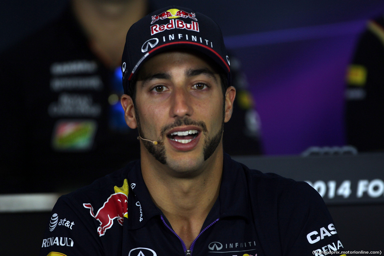 GP USA, 30.10.2014 - Conferenza Stampa, Daniel Ricciardo (AUS) Red Bull Racing RB10