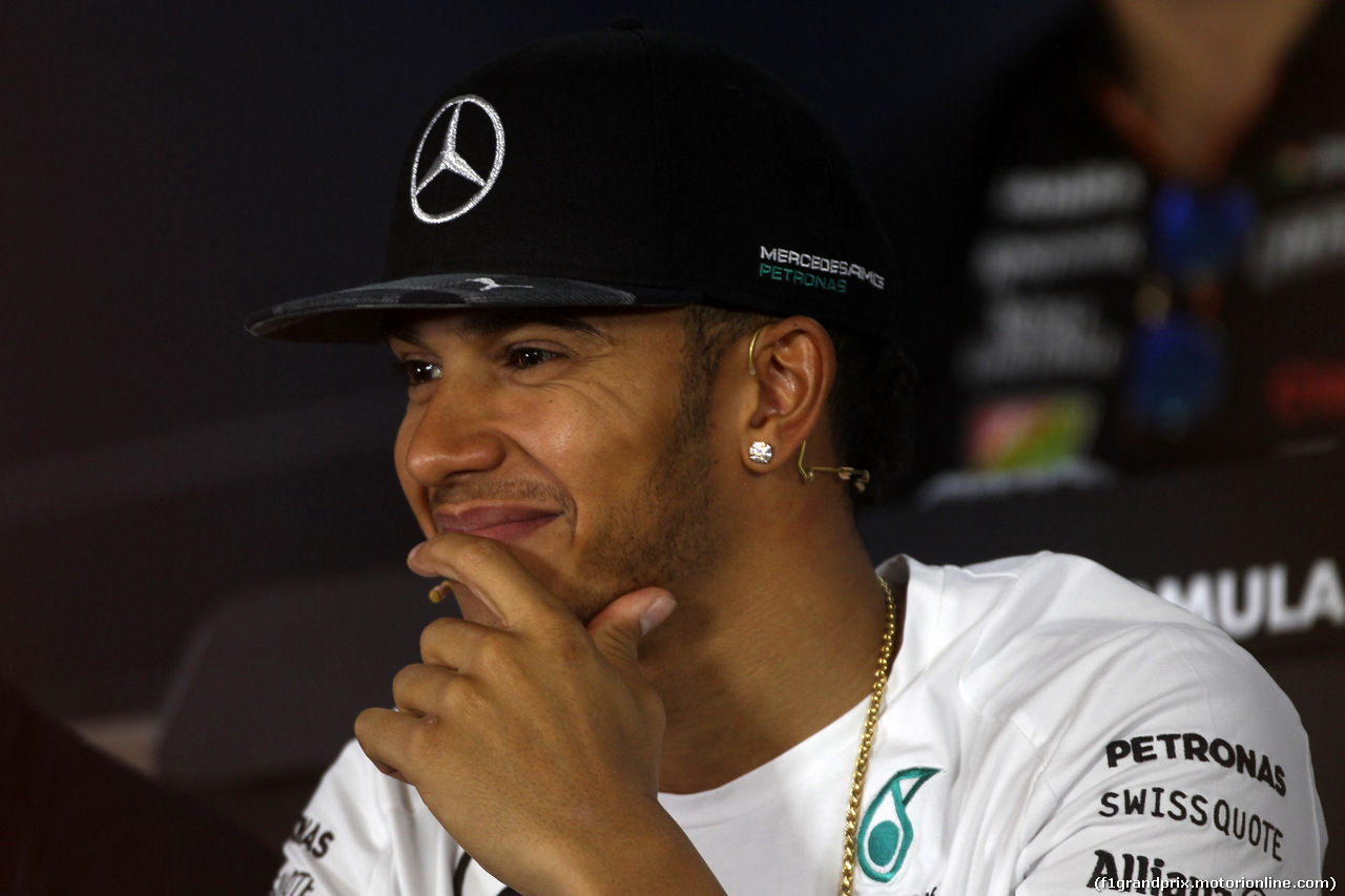 GP USA, 30.10.2014 - Conferenza Stampa, Lewis Hamilton (GBR) Mercedes AMG F1 W05