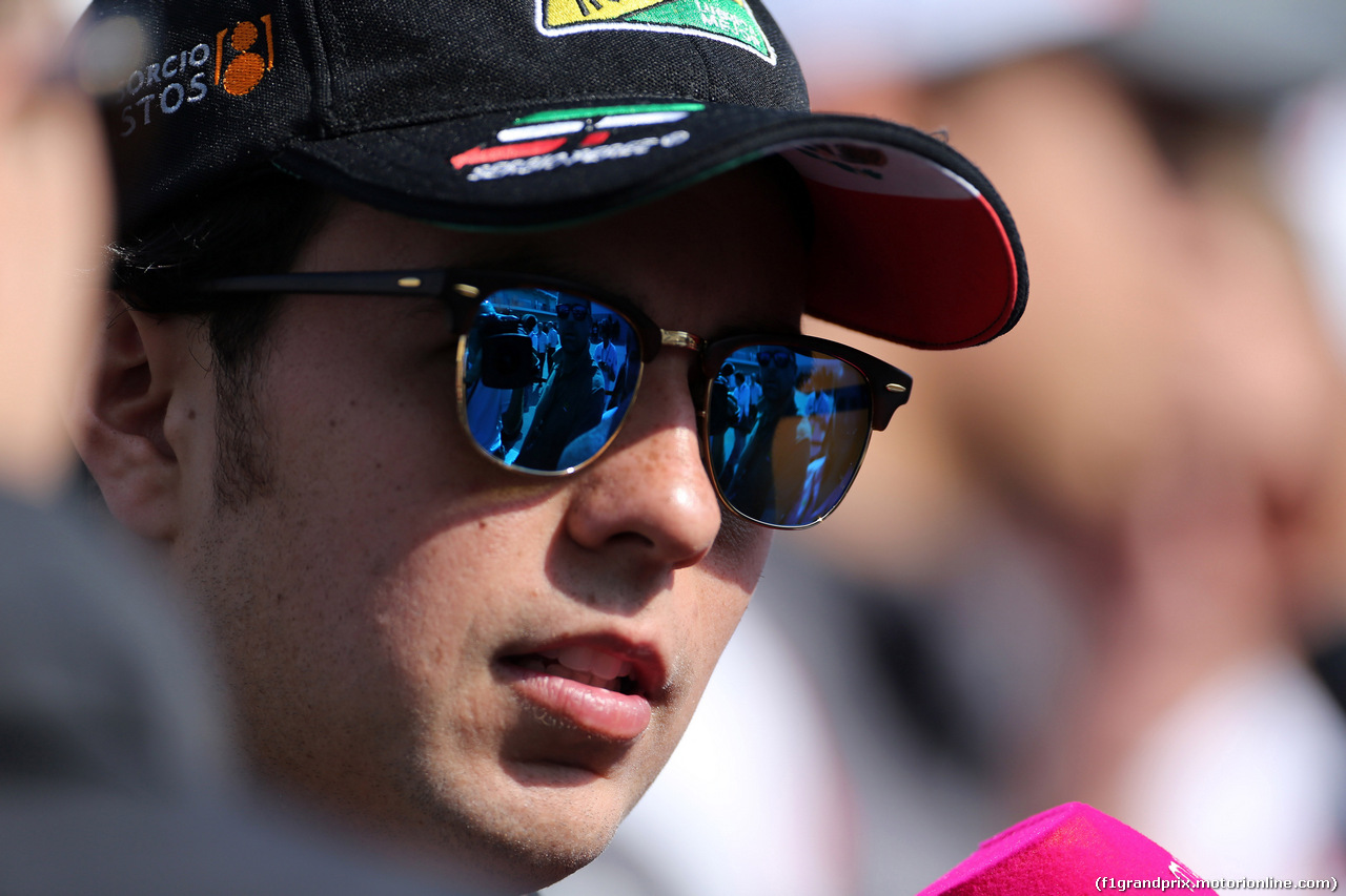 GP USA, 30.10.2014 - Sergio Perez (MEX) Sahara Force India F1 VJM07