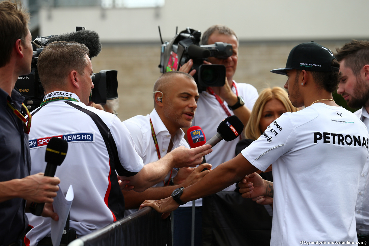 GP USA, 30.10.2014 - Lewis Hamilton (GBR) Mercedes AMG F1 W05