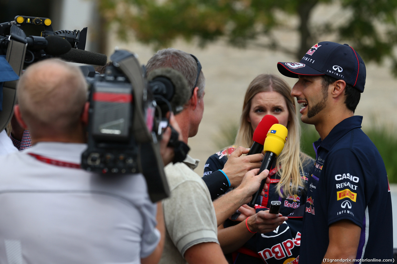 GP USA, 30.10.2014 - Daniel Ricciardo (AUS) Red Bull Racing RB10