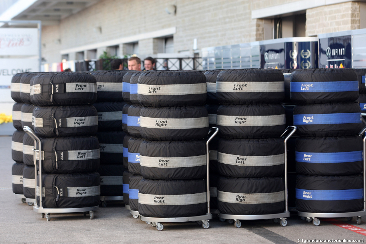 GP USA, 30.10.2014 - Pirelli Tyres