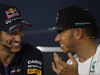 GP USA, 30.10.2014 - Conferenza Stampa, Daniel Ricciardo (AUS) Red Bull Racing RB10 e Lewis Hamilton (GBR) Mercedes AMG F1 W05