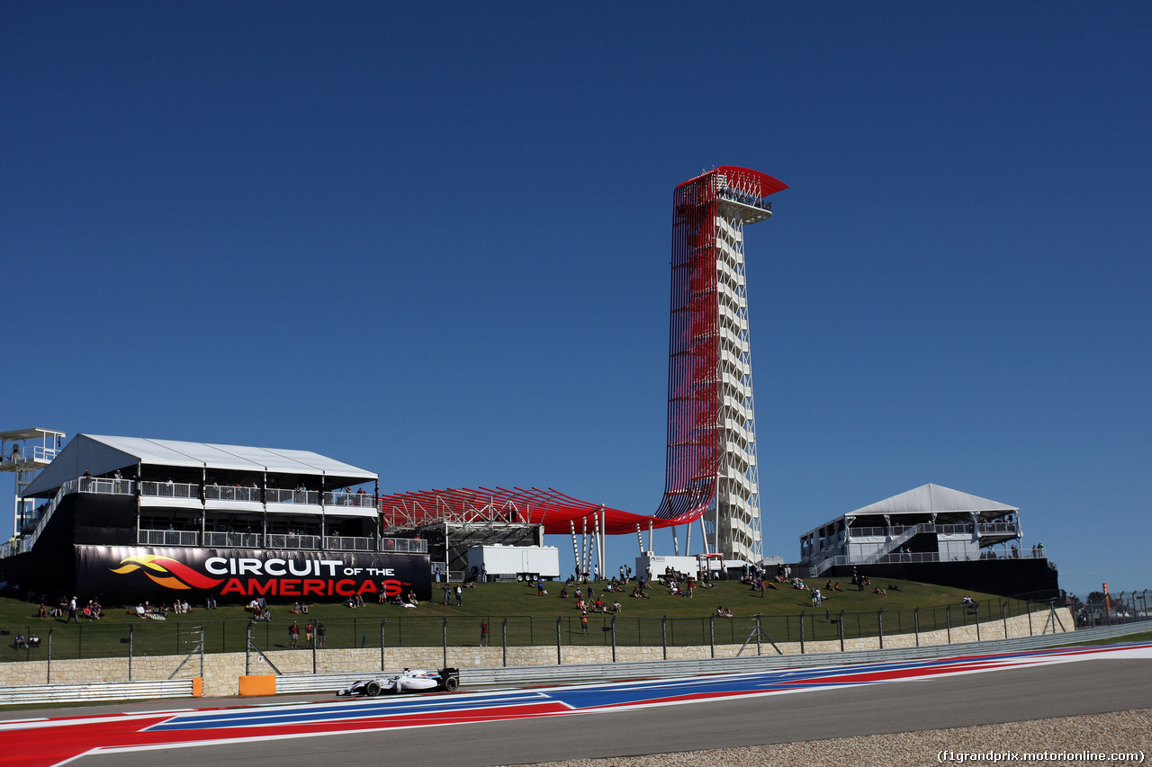 GP USA, 31.10.2014 - Prove Libere 2, Felipe Massa (BRA) Williams F1 Team FW36