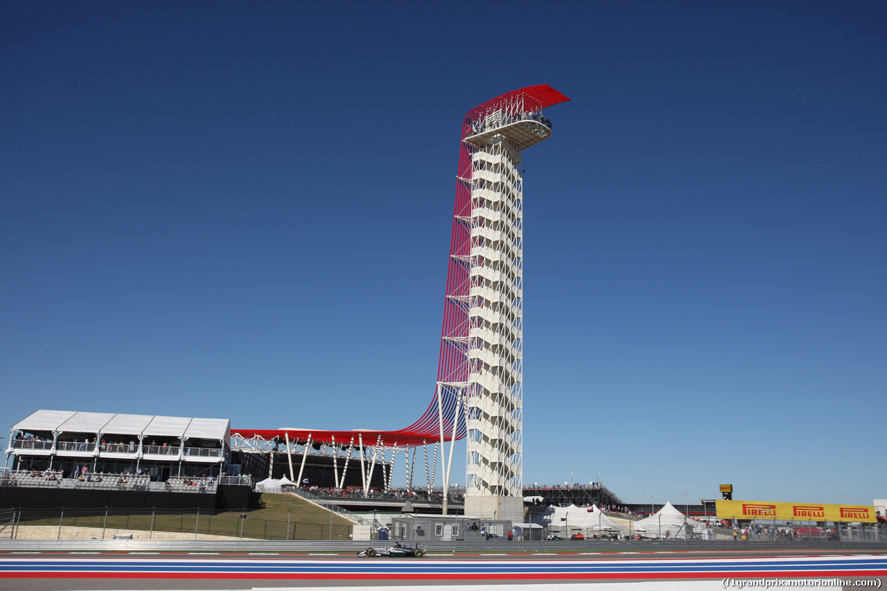 GP USA, 31.10.2014 - Prove Libere 2, Lewis Hamilton (GBR) Mercedes AMG F1 W05