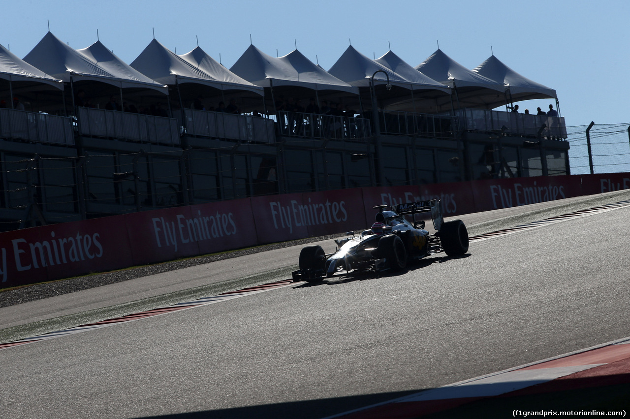 GP USA, 01.11.2014 - Prove Libere 3, Jenson Button (GBR) McLaren Mercedes MP4-29