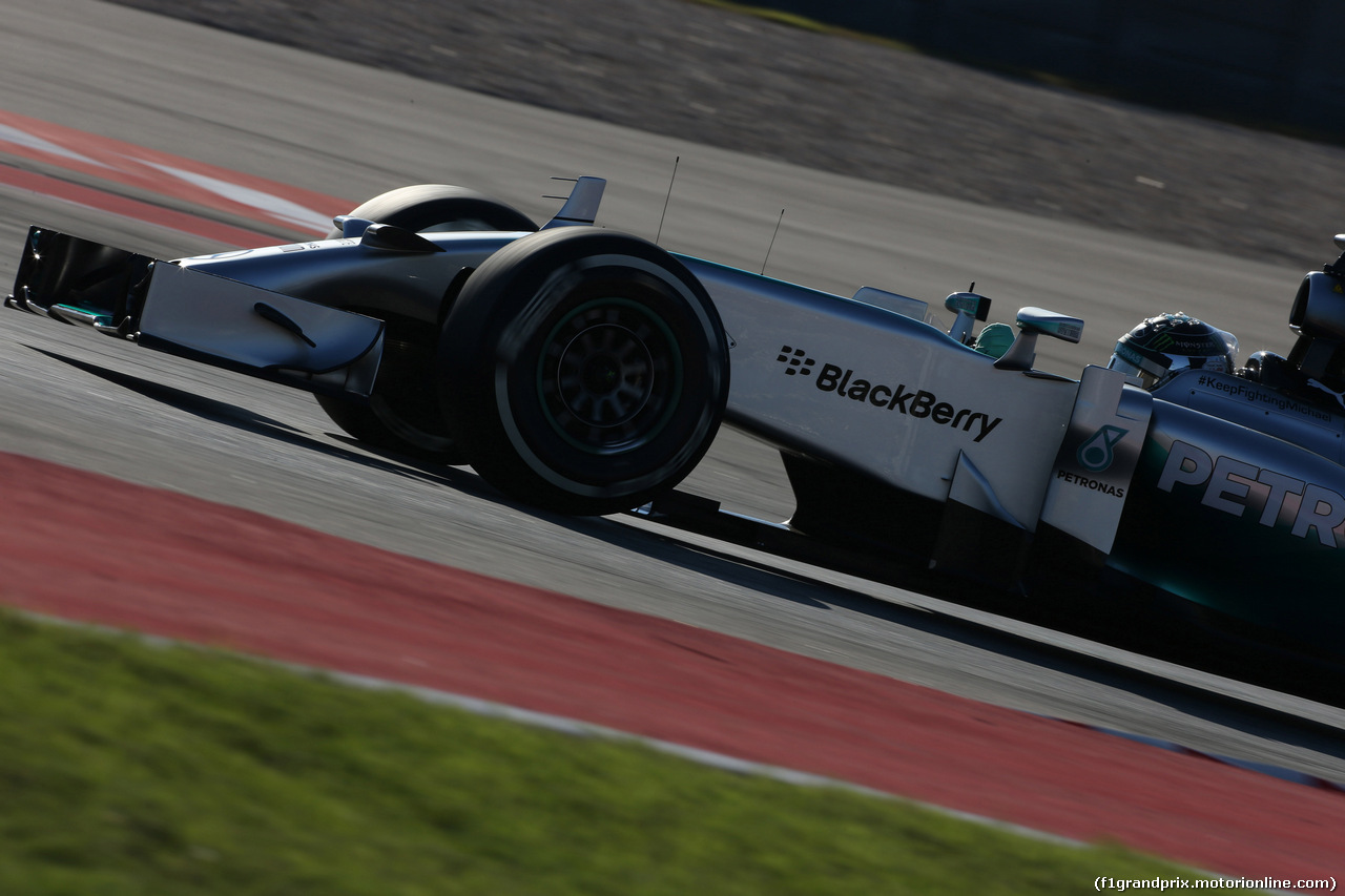 GP USA, 01.11.2014 - Prove Libere 3, Nico Rosberg (GER) Mercedes AMG F1 W05