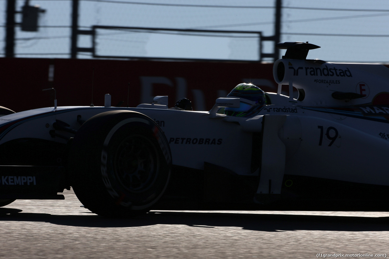 GP USA, 01.11.2014 - Prove Libere 3, Felipe Massa (BRA) Williams F1 Team FW36