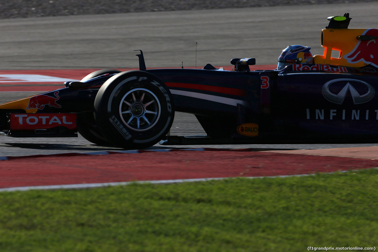 GP USA, 01.11.2014 - Prove Libere 3, Daniel Ricciardo (AUS) Red Bull Racing RB10