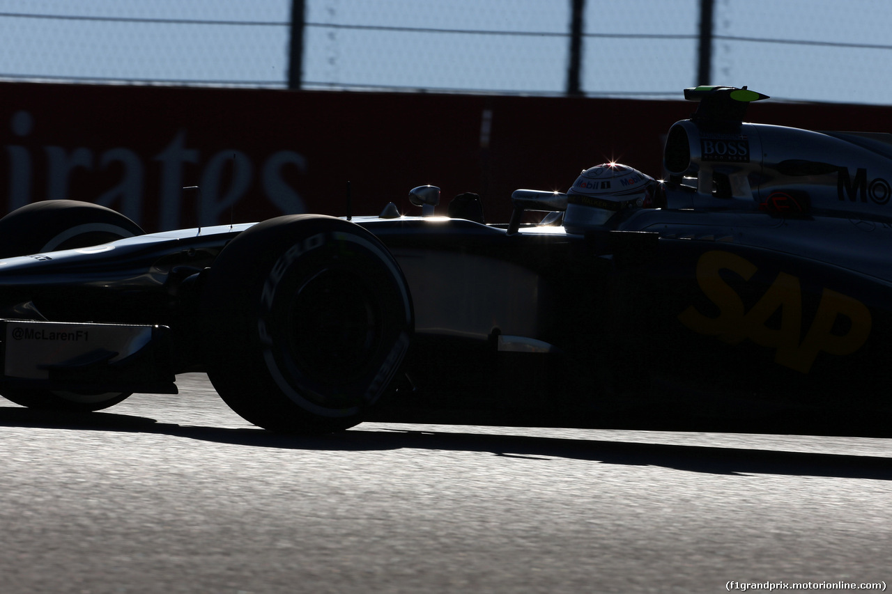GP USA, 01.11.2014 - Prove Libere 3, Kevin Magnussen (DEN) McLaren Mercedes MP4-29