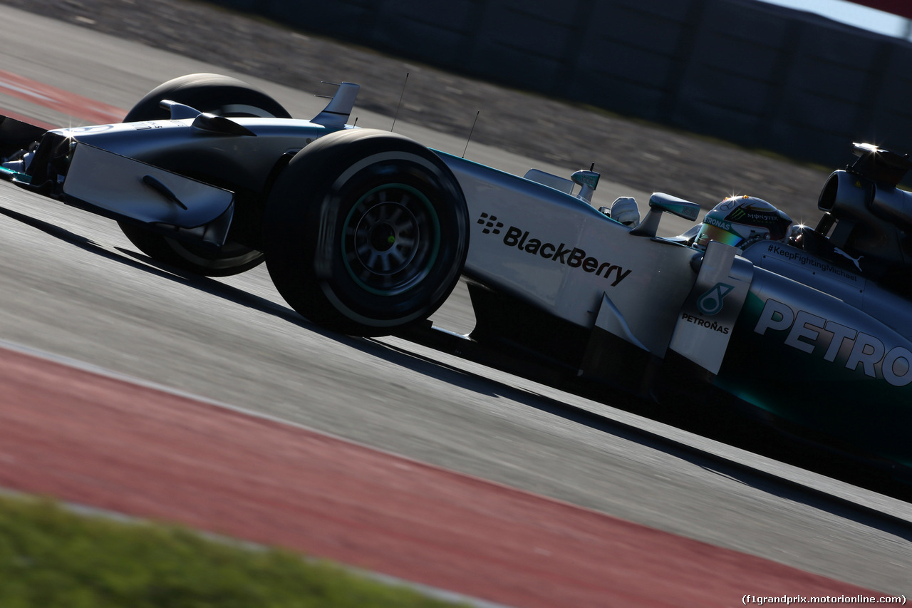 GP USA, 01.11.2014 - Prove Libere 3, Lewis Hamilton (GBR) Mercedes AMG F1 W05