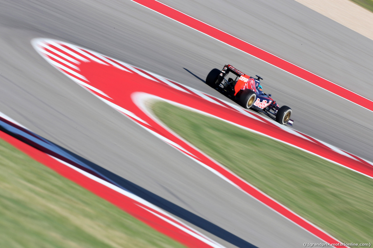 GP USA, 01.11.2014 - Prove Libere 3, Jean-Eric Vergne (FRA) Scuderia Toro Rosso STR9