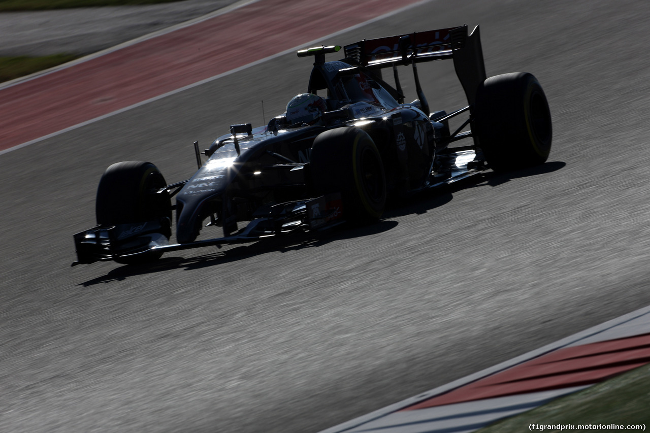 GP USA, 01.11.2014 - Prove Libere 3, Esteban Gutierrez (MEX), Sauber F1 Team C33