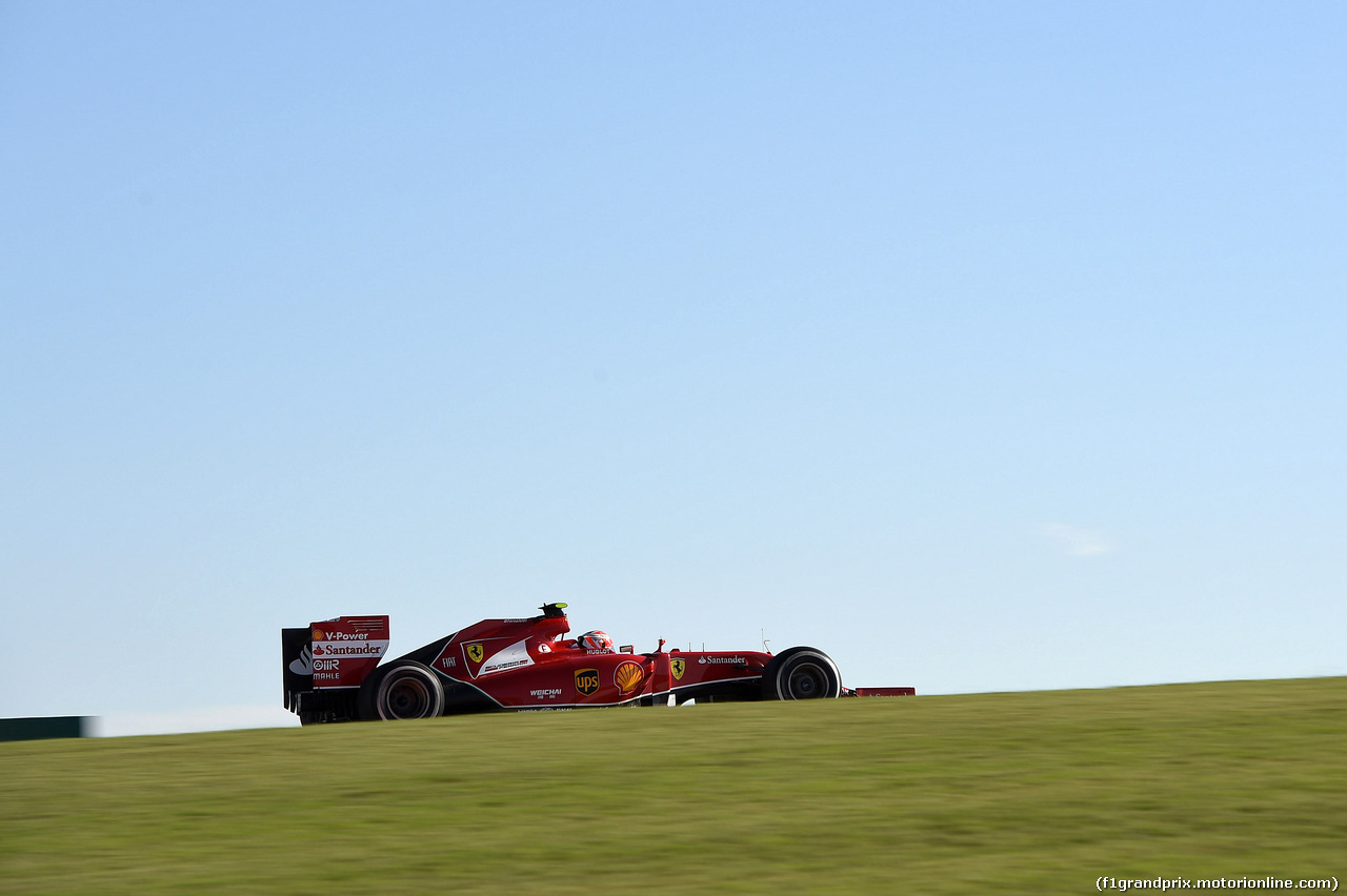 GP USA, 01.11.2014 - Prove Libere 3, Kimi Raikkonen (FIN) Ferrari F14-T