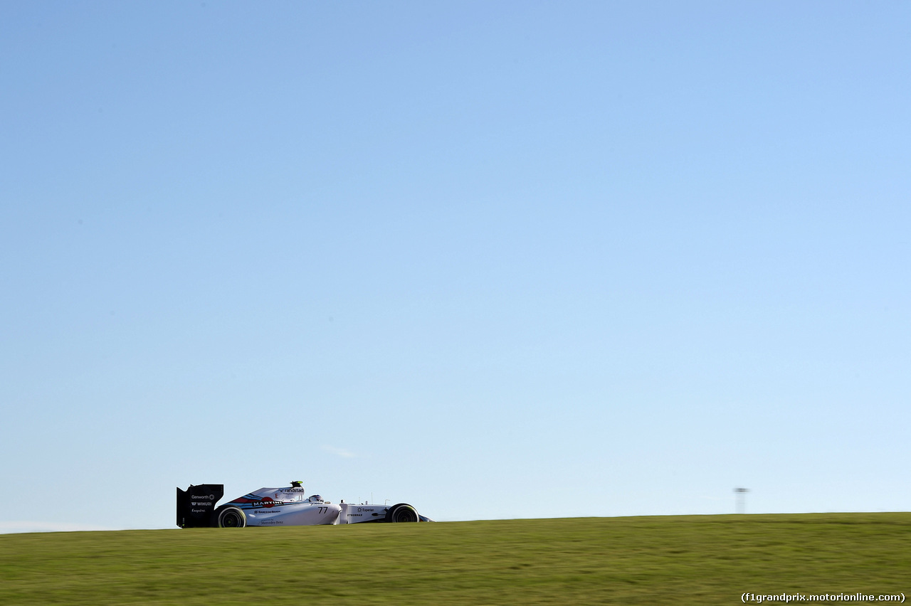 GP USA, 01.11.2014 - Prove Libere 3, Valtteri Bottas (FIN) Williams F1 Team FW36