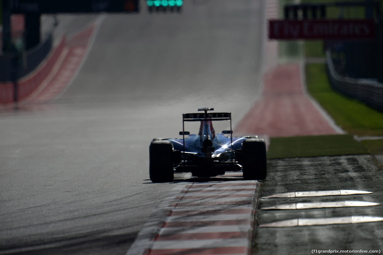 GP USA, 01.11.2014 - Prove Libere 3, Sebastian Vettel (GER) Red Bull Racing RB10