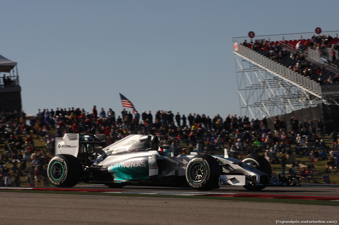 GP USA, 01.11.2014 - Prove Libere 3, Lewis Hamilton (GBR) Mercedes AMG F1 W05