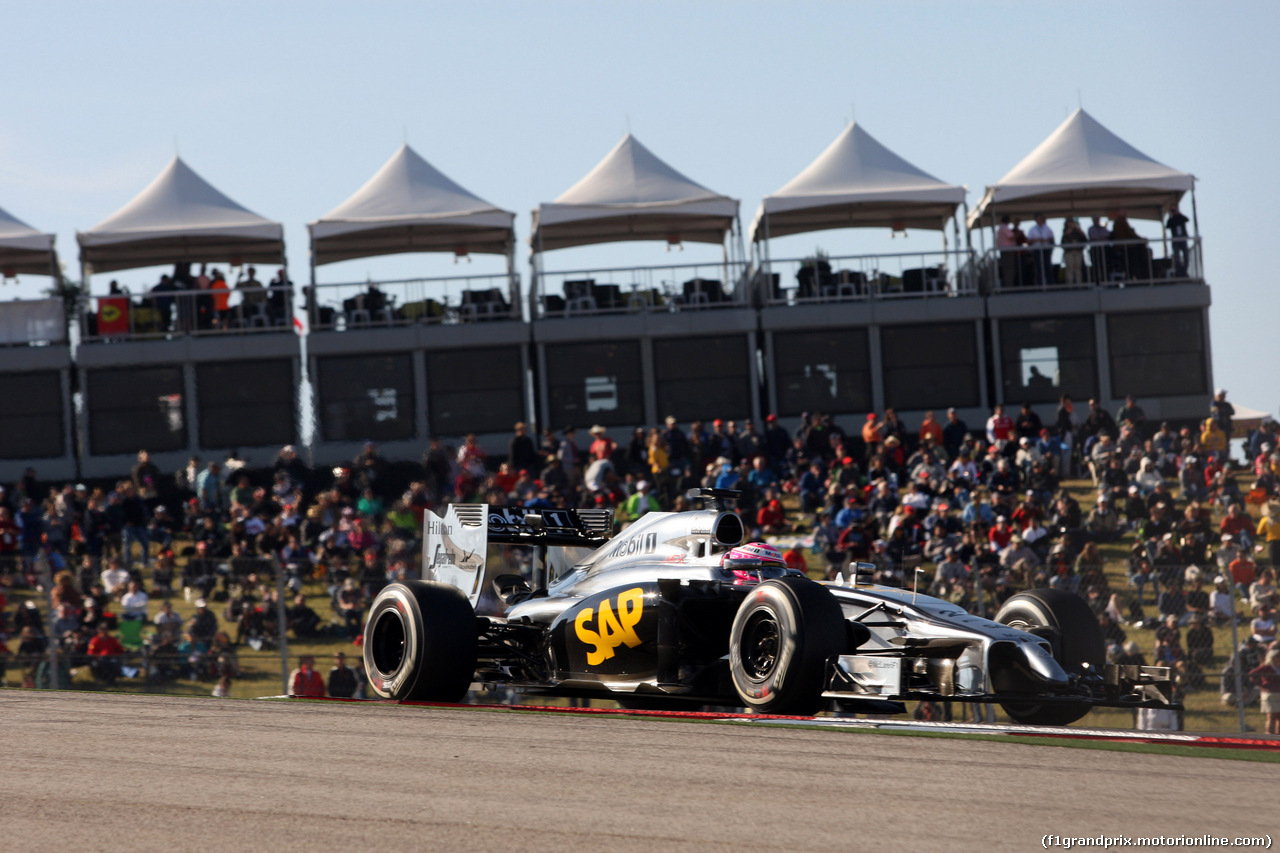 GP USA, 01.11.2014 - Prove Libere 3, Jenson Button (GBR) McLaren Mercedes MP4-29