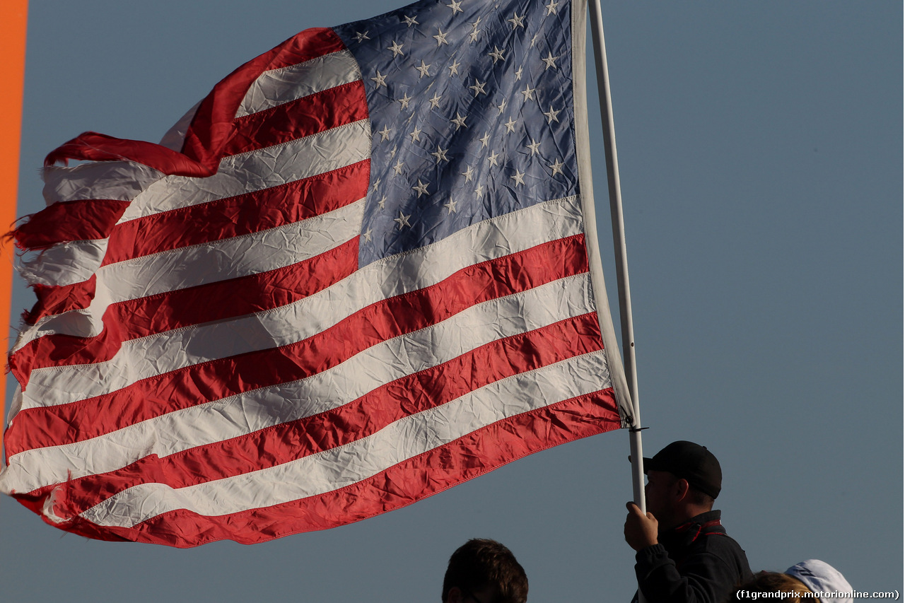 GP USA, 01.11.2014 - Prove Libere 3, USA flag