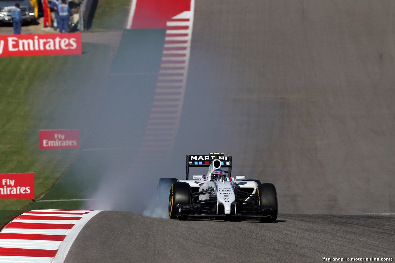 GP USA, 01.11.2014 - Prove Libere 3, Valtteri Bottas (FIN) Williams F1 Team FW36