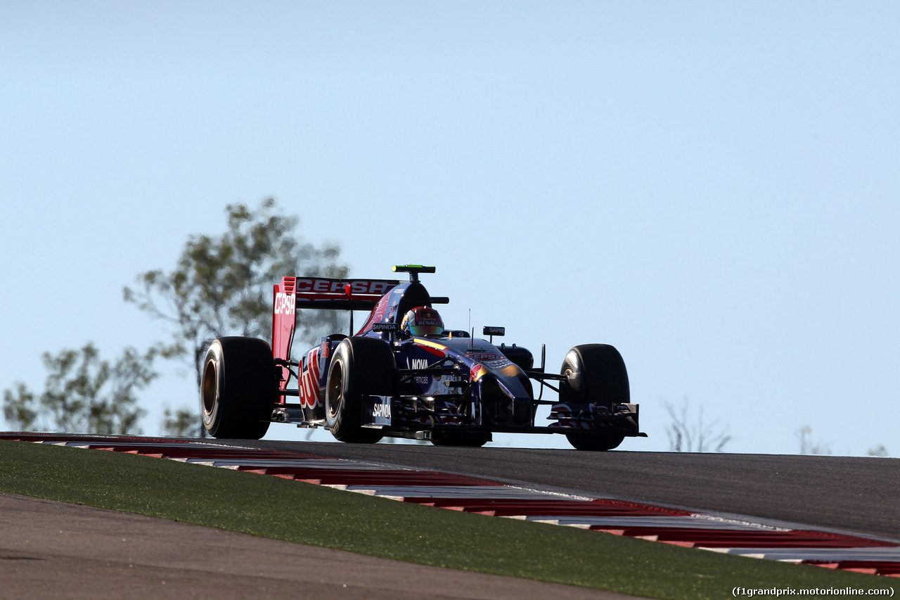 GP USA, 01.11.2014 - Prove Libere 3, Daniil Kvyat (RUS) Scuderia Toro Rosso STR9