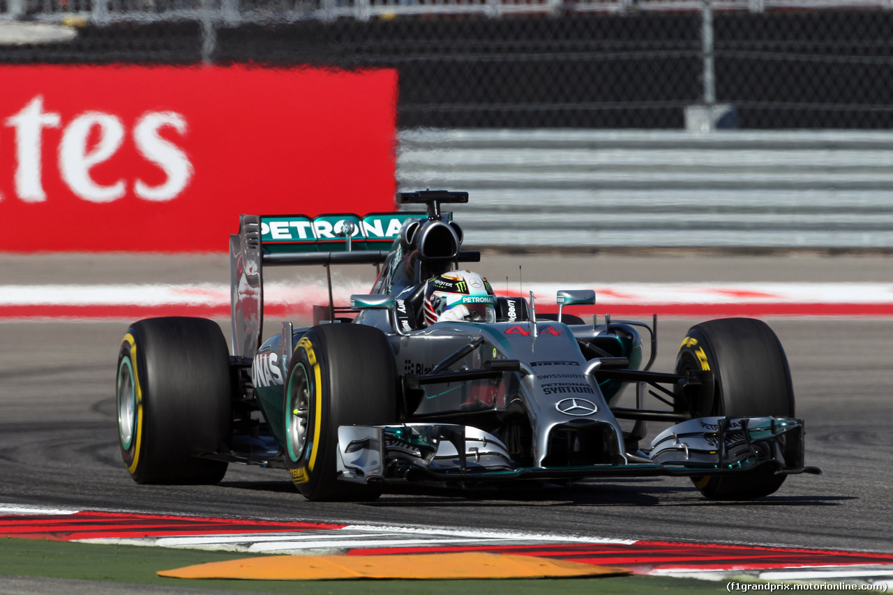 GP USA, 01.11.2014 - Qualifiche, Lewis Hamilton (GBR) Mercedes AMG F1 W05