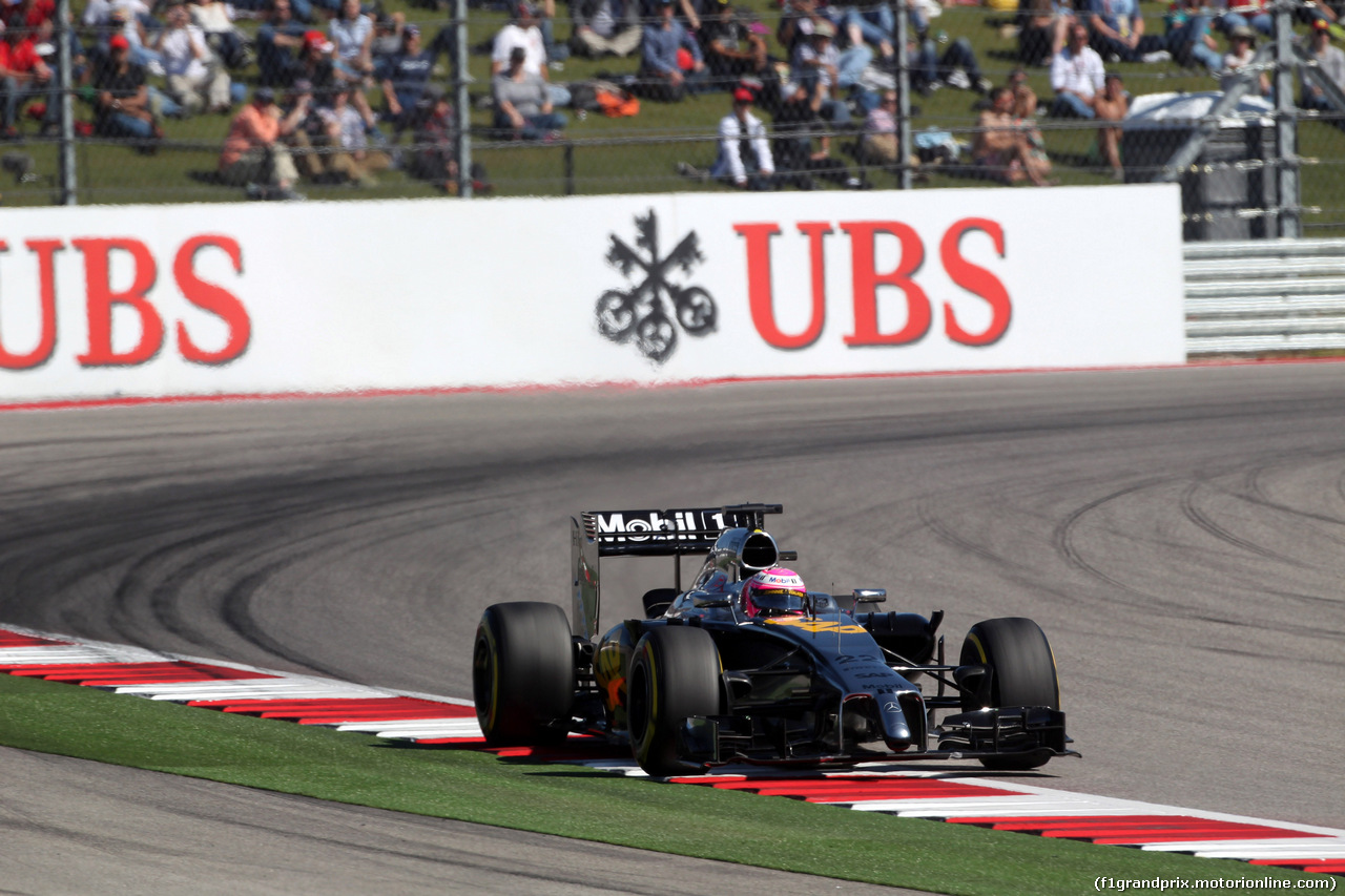 GP USA, 01.11.2014 - Qualifiche, Jenson Button (GBR) McLaren Mercedes MP4-29