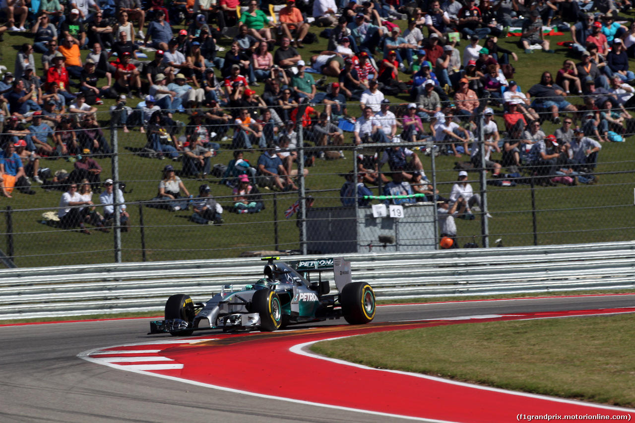 GP USA, 01.11.2014 - Qualifiche, Nico Rosberg (GER) Mercedes AMG F1 W05