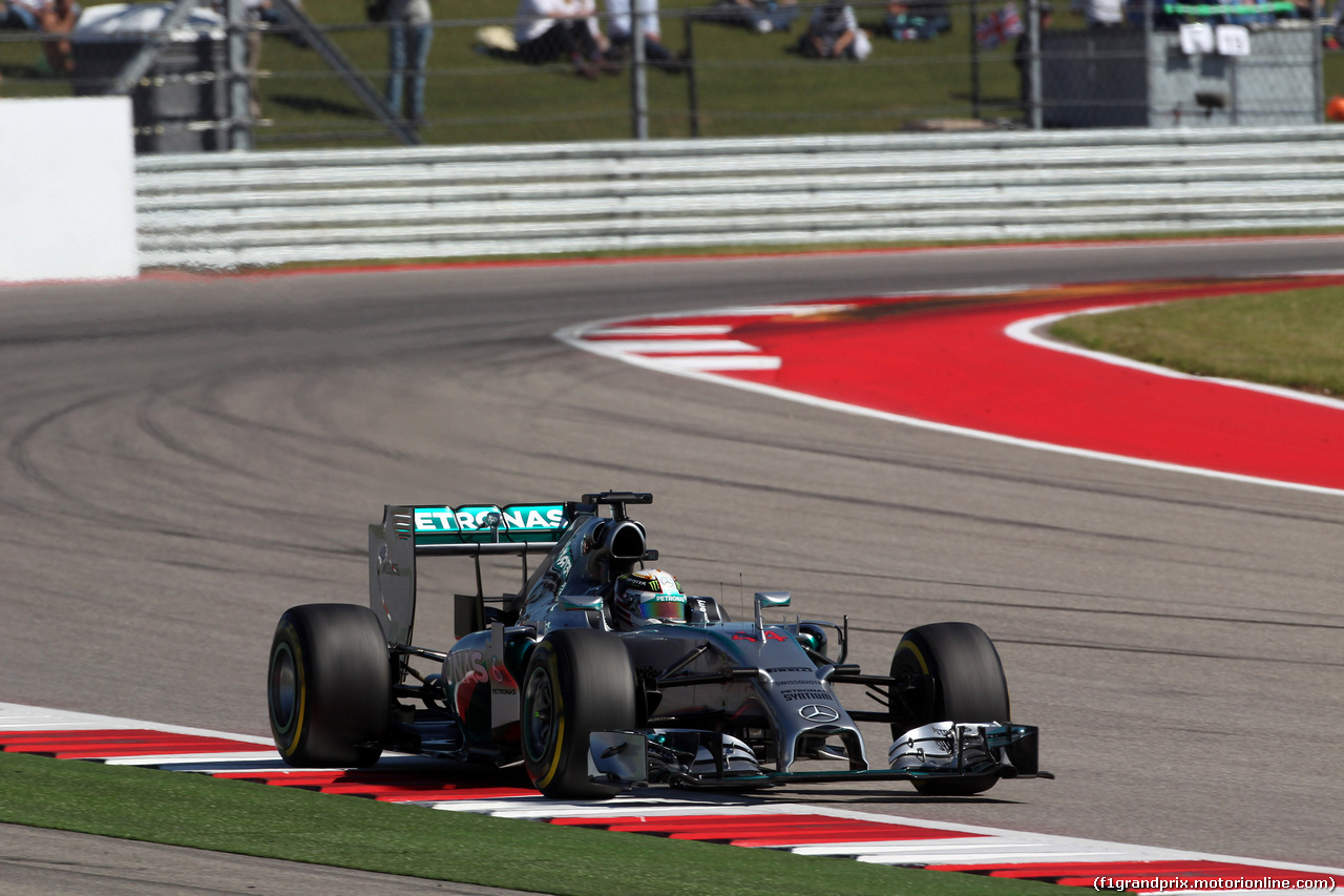 GP USA, 01.11.2014 - Qualifiche, Lewis Hamilton (GBR) Mercedes AMG F1 W05