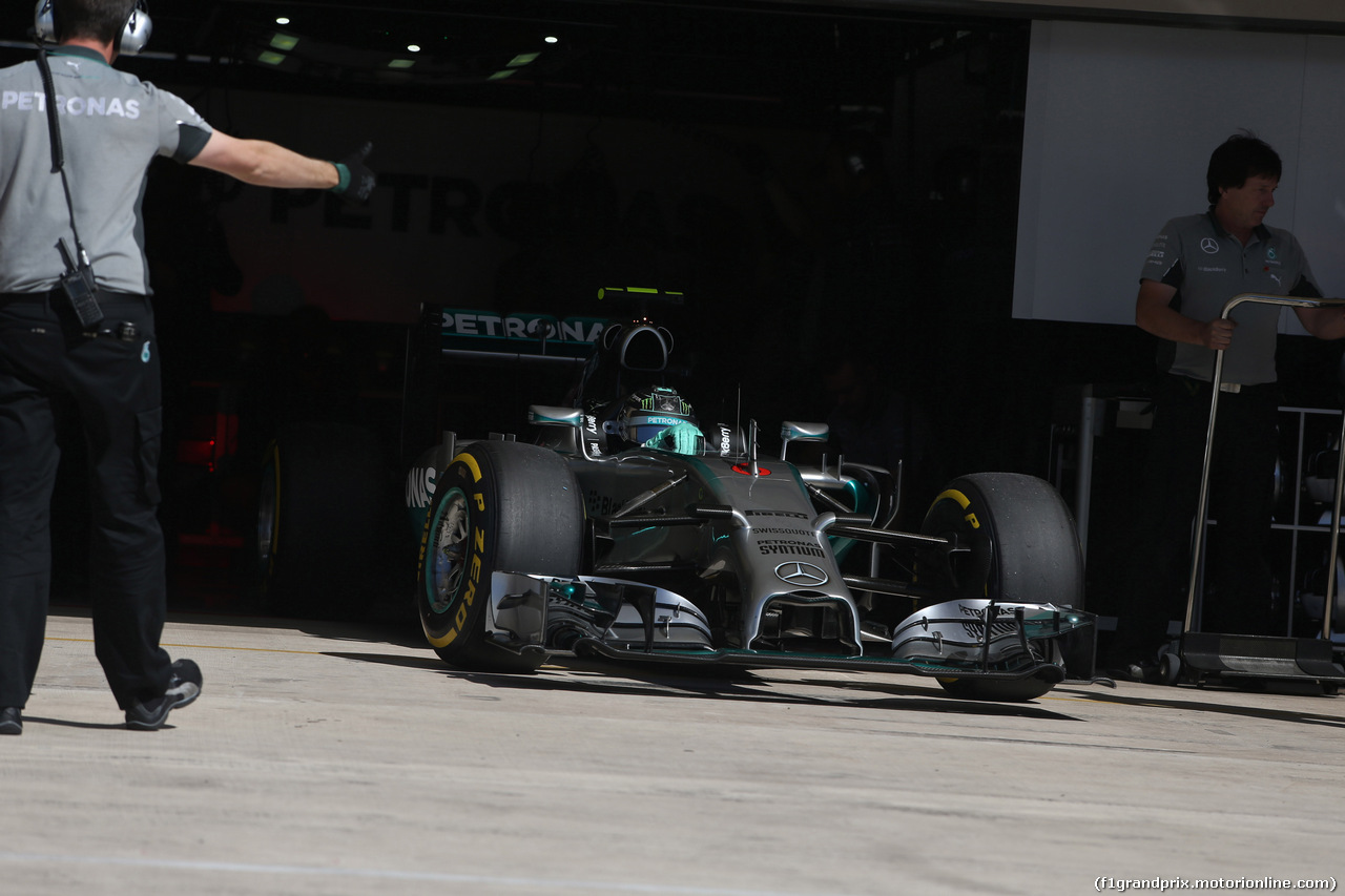 GP USA, 01.11.2014 - Qualifiche, Nico Rosberg (GER) Mercedes AMG F1 W05