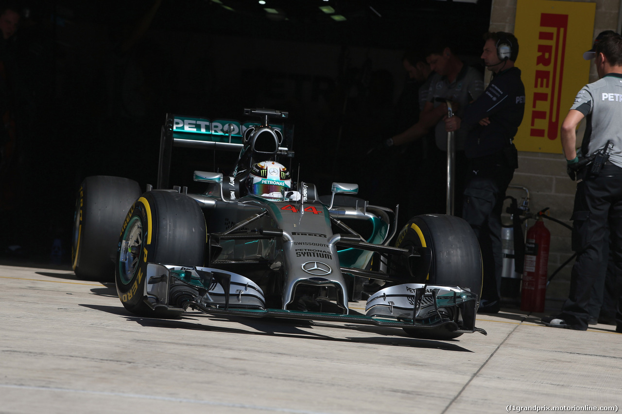 GP USA, 01.11.2014 - Qualifiche, Lewis Hamilton (GBR) Mercedes AMG F1 W05