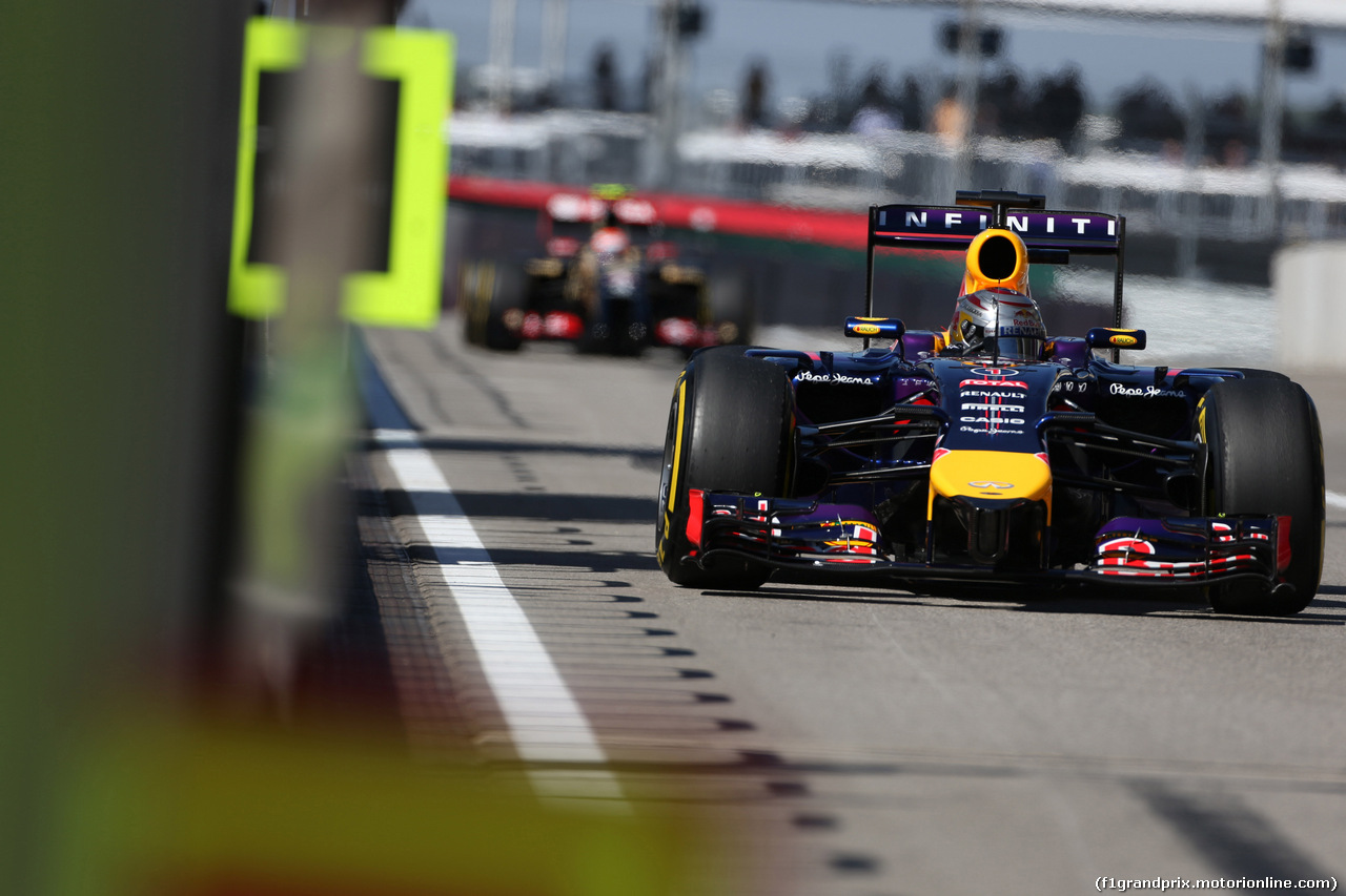 GP USA, 01.11.2014 - Qualifiche, Sebastian Vettel (GER) Red Bull Racing RB10