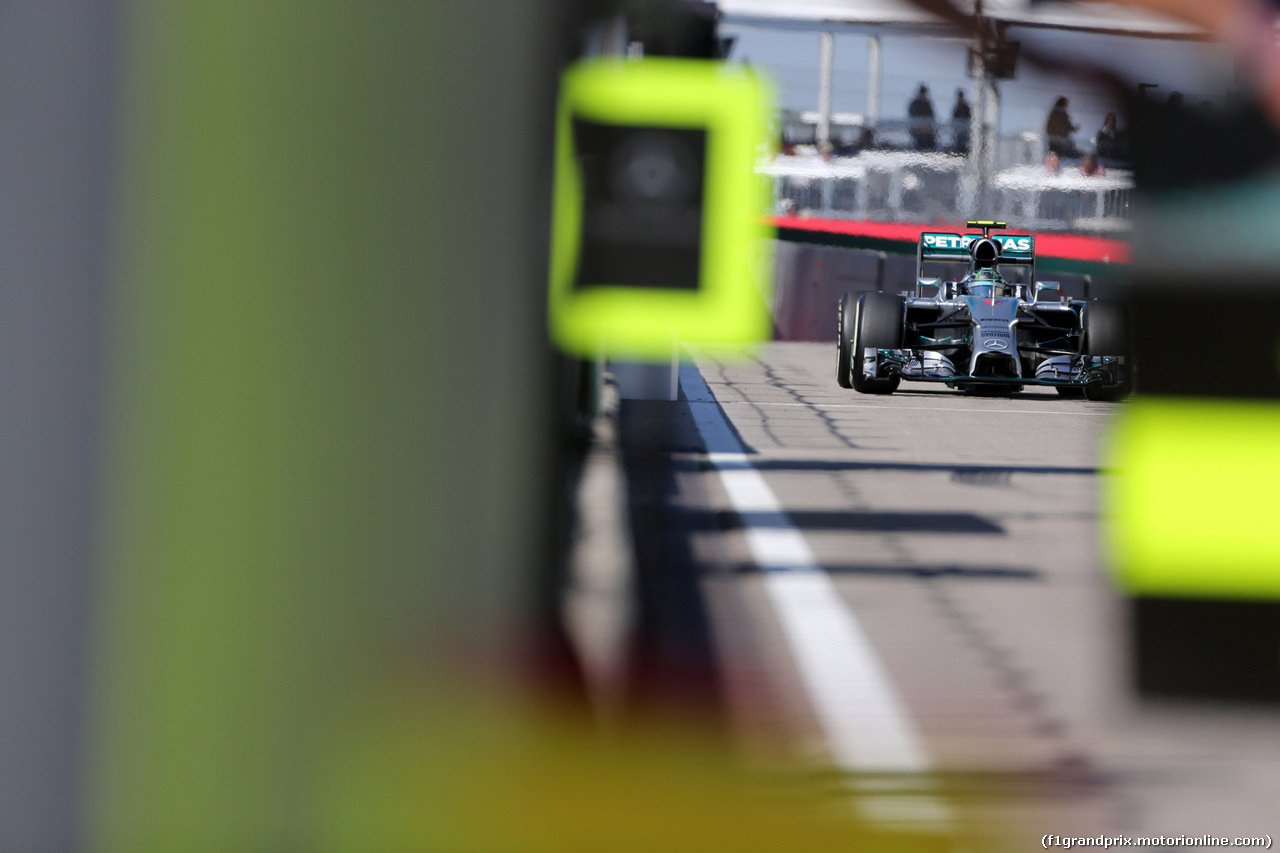 GP USA, 01.11.2014 - Qualifiche, Nico Rosberg (GER) Mercedes AMG F1 W05