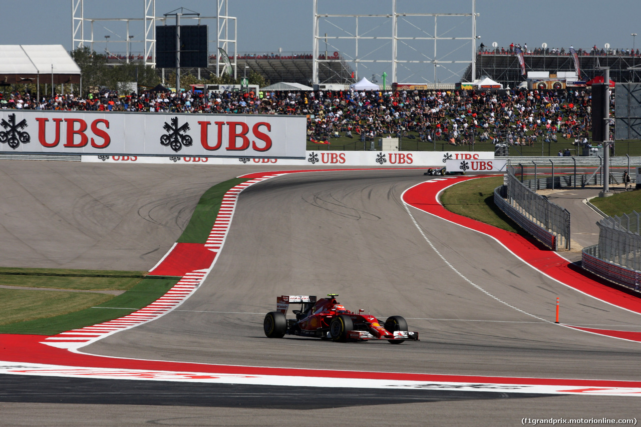 GP USA, 01.11.2014 - Qualifiche, Kimi Raikkonen (FIN) Ferrari F14-T