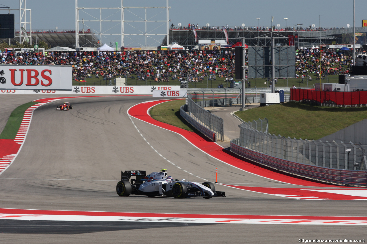 GP USA, 01.11.2014 - Qualifiche, Valtteri Bottas (FIN) Williams F1 Team FW36